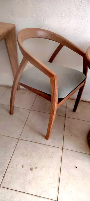 Silla de líneas orgánicas